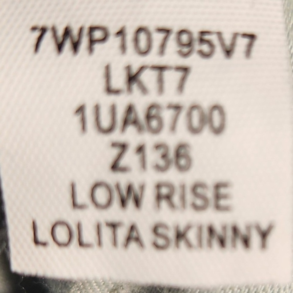 Lucky Brand Lolita Skinny Jeans Womens 2/26 Blue Excellent Low Rise Dark Wash - Picture 12 of 15